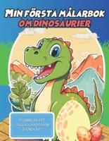 Min Första Målarbok Om Dinosaurier