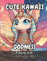 Cute Kawaii Godness Coloring Book for Kids Teens and Adults