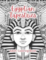Egyptian Tapestries Adult Coloring Book Grayscale Images By TaylorStonelyArt