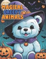 Kawaii Magical Creepy Animals Coloring Book