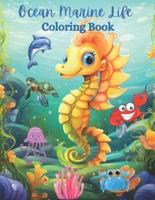 Ocean Marine Life Coloring Book