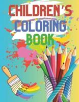 Children's Coloring Activity Book for Boys and Girls