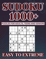 Sudoku Puzzle Book for Adults, Teens and Seniors