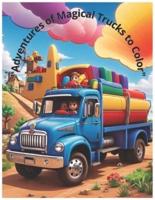 "Adventures of Magical Trucks to Color"