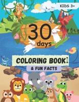 30 Days Coloring Book for Kids