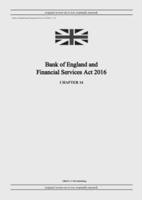 Bank of England and Financial Services Act 2016 (c. 14)