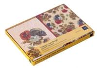Van Gogh Skulls and Flowers Sewn Notebook Collection and Pouch Set