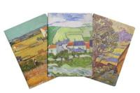 Van Gogh Landscapes Sewn Notebook Collection (Set of 3)