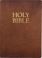 KJVER Holy Bible, Large Print, Acorn Bonded Leather, Thumb Index