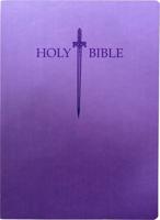 KJVER Sword Holy Bible, Large Print, Royal Purple Ultrasoft, Thumb Index