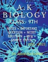 A.K Biology Class 9th