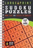 Large Print Sudoku Puzzles Orange