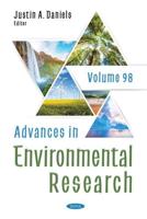 Advances in Environmental Research. Volume 98