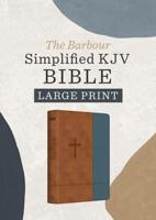 The Barbour Simplified KJV--Large Print [Rust & Stone Cross]