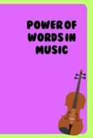 Power of Words in Music