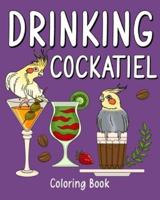 Drinking Cockatiel Coloring Book