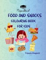 Food and Snacks Colouring Books for Kids