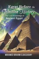 Egypt Before the Written History