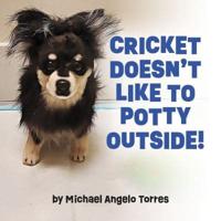 Cricket Doesn't Like to Potty Outside!