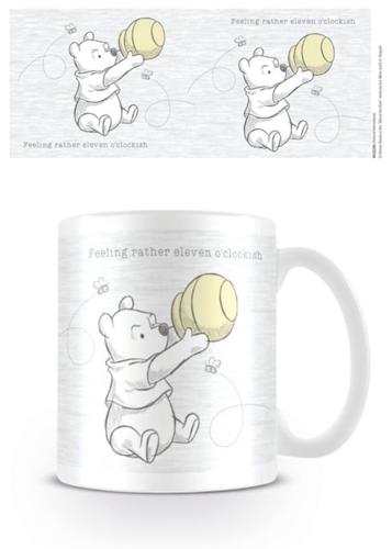 Winnie the Pooh (Eleven O'Clockish) 11oz/315ml White Mug