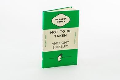 NOT TO BE TAKEN NOTEBOOK  GREEN
