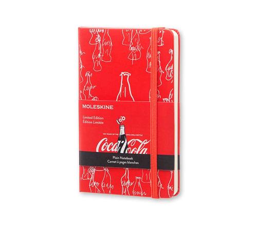 Moleskine Coca-Cola Limited Edition Notebook Plain Pocket Hard Cover