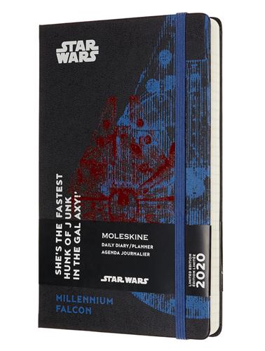 Moleskine 12 Month Star Wars Limited Edition Large Daily Planner 2020 - Millennium Falcon