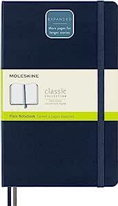 Moleskine Classic Expanded - Sapphire Blue / Large / Hard Cover / Plain