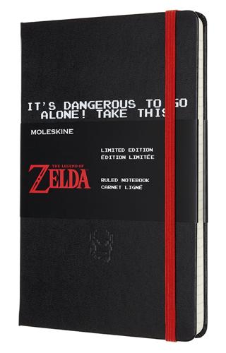 Moleskine Limited Edition The Legend Of Zelda Large Ruled Notebook hard cover - Sword