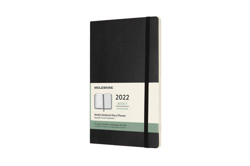 Moleskine 2022 12-Month Weekly Large Softcover Notebook