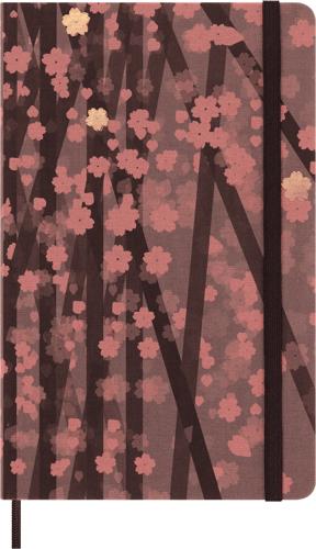 Moleskine - Sakura (Limited Edition) / Large / Fabric Hard Cover / Plain