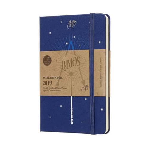 2019 Moleskine Harry Potter Limited Edition Notebook Blue Pocket Weekly 12-month Diary