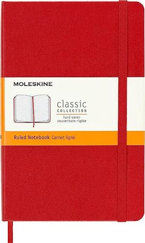 Moleskine Classic - Scarlet Red / Medium / Hard Cover / Ruled