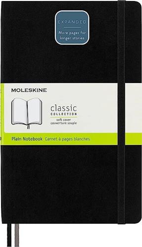 Moleskine Classic Expanded - Black / Large / Soft Cover / Plain