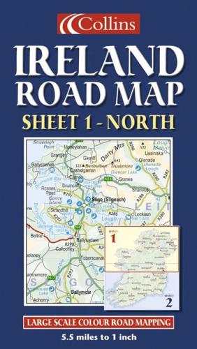 Ireland Road Map. Sheet 1 North