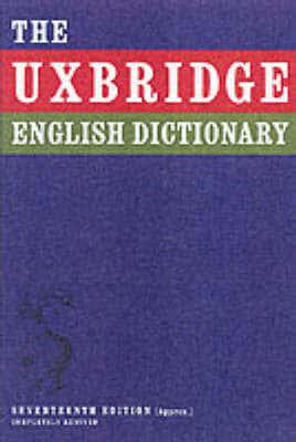 The Uxbridge English Dictionary