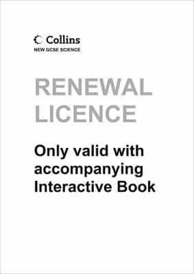 Collins New GCSE Science - Additional Science VLE Online Renewal Licence