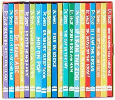 Wonderful World of Dr. Seuss 20 Reading Books Collection Gift Box Set