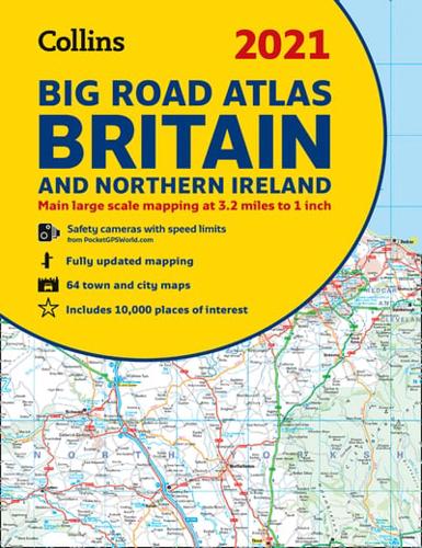 2021 Collins Big Road Atlas Britain