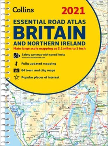 2021 Collins Essential Road Atlas Britain