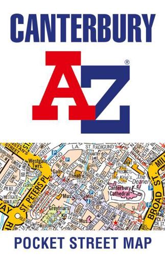 Canterbury A-Z Pocket Street Map