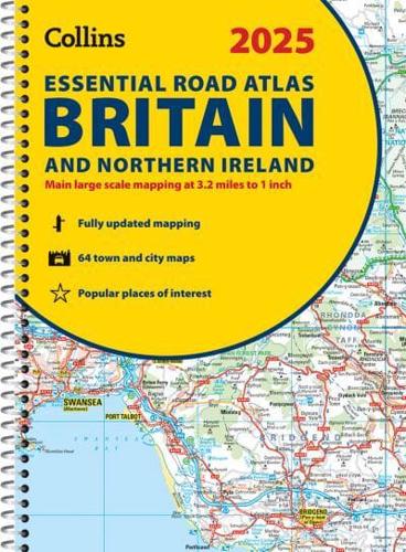2025 Collins Essential Road Atlas Britain and Northern Ireland