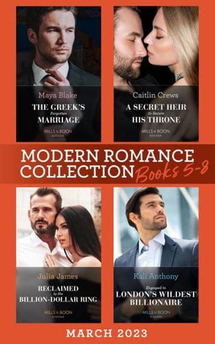 Modern Romance March 2023. Books 5-8