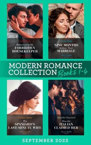 Modern Romance September 2023. Books 1-4
