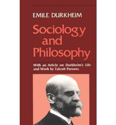 Sociology and Philosophy