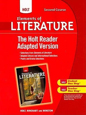 Elements of Literature, Grade 8 the Holt Reader Second Course