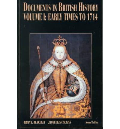 Documents in British History
