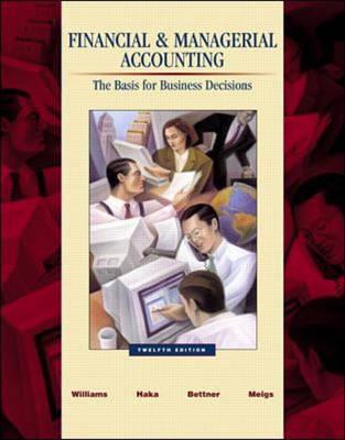 Financial and Managerial Accounting