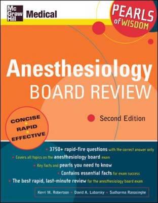 Anesthesiology Board Review