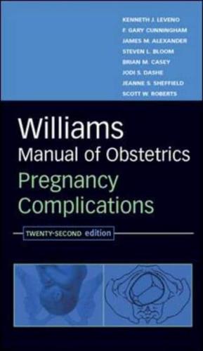 William's Manual of Obstetrics